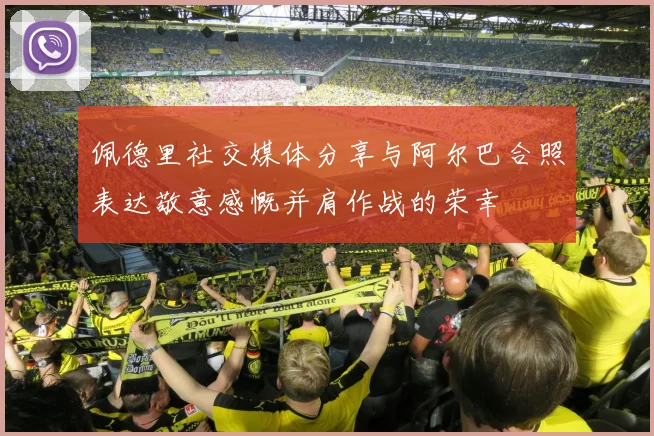 佩德里社交媒体分享与阿尔巴合照表达敬意感慨并肩作战的荣幸